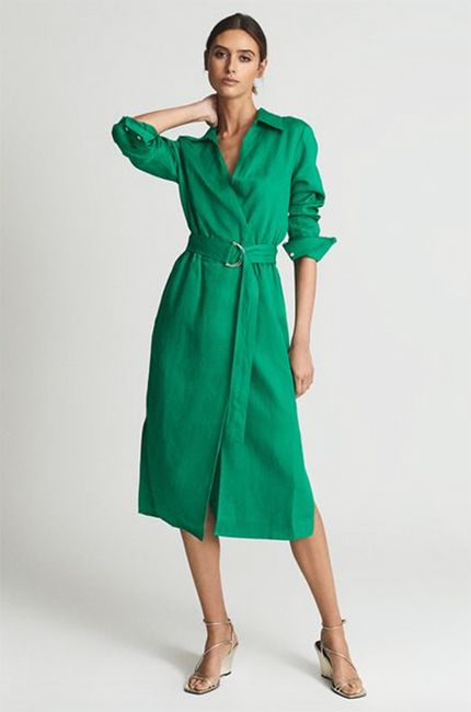 Reiss-green-dress