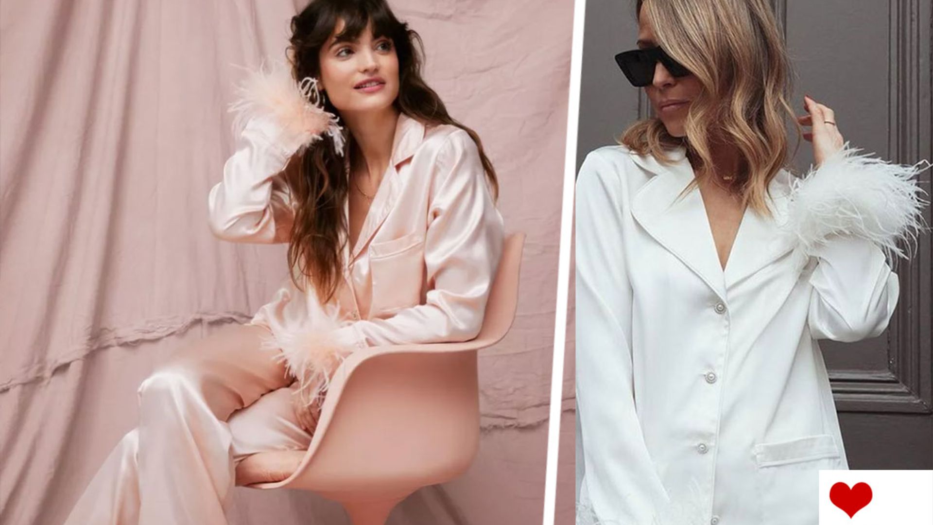 The best feather pyjamas to wear out-out - because this PJ trend isn't going to sleep anytime soon