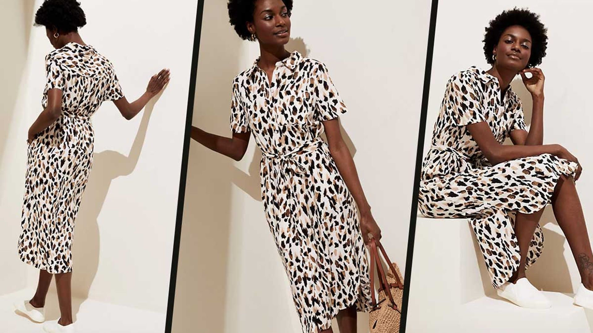 Marks & Spencer just dropped the perfect leopard print midi dress and it's selling fast