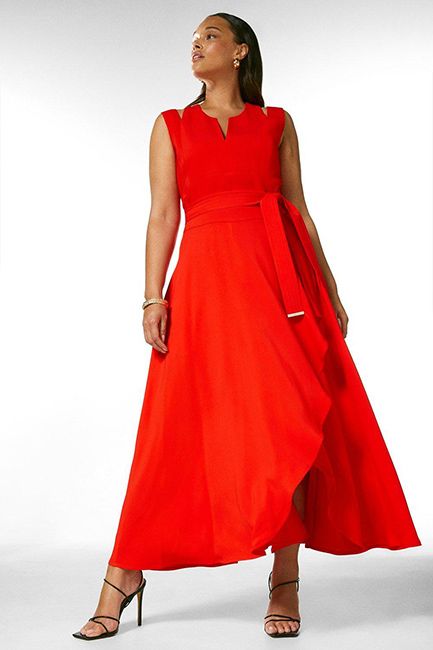 karen-millen-plus-size-red-dress