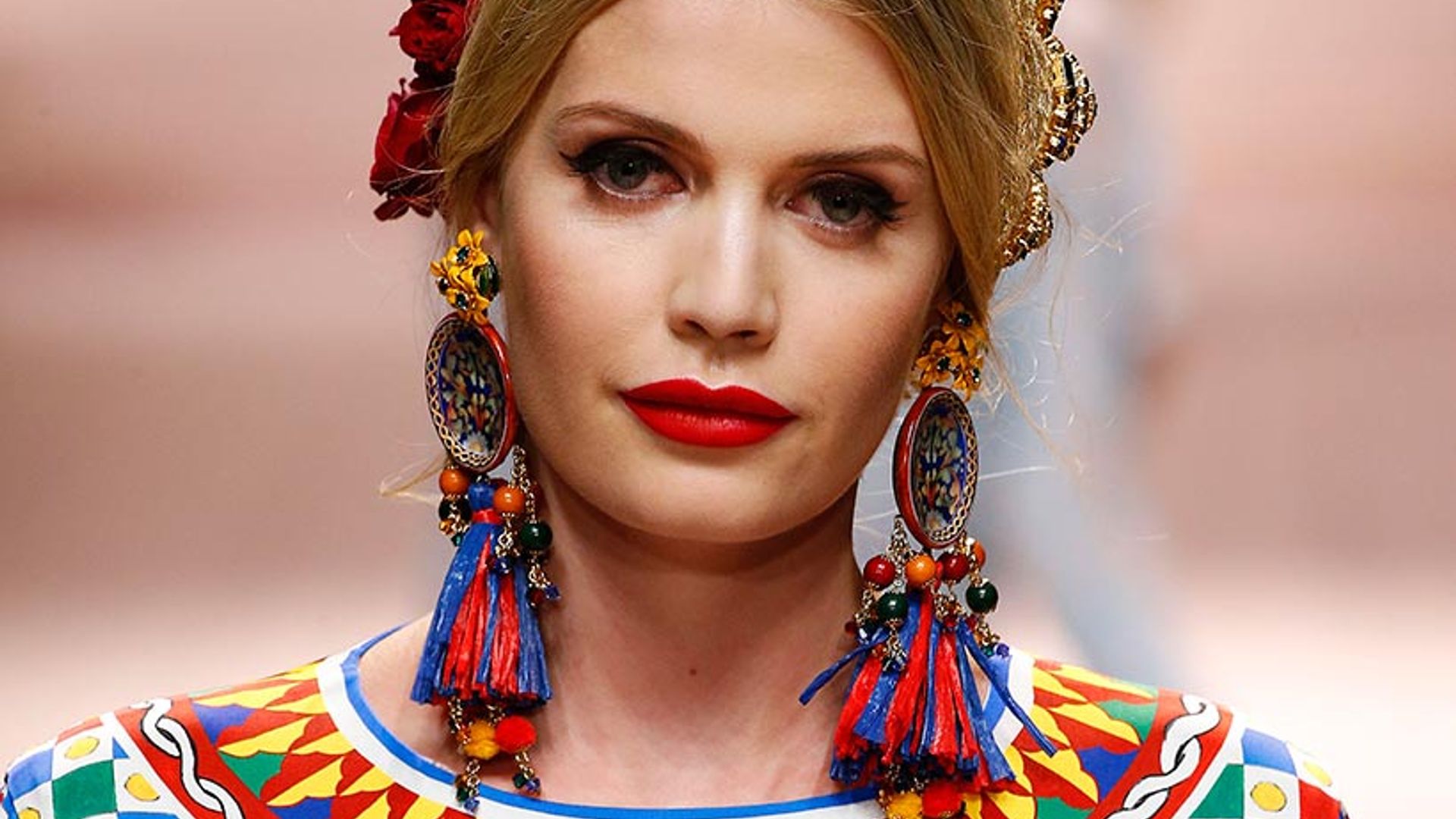 Wait til you see the pictures of Lady Kitty Spencer taking over the catwalk - she looks insane