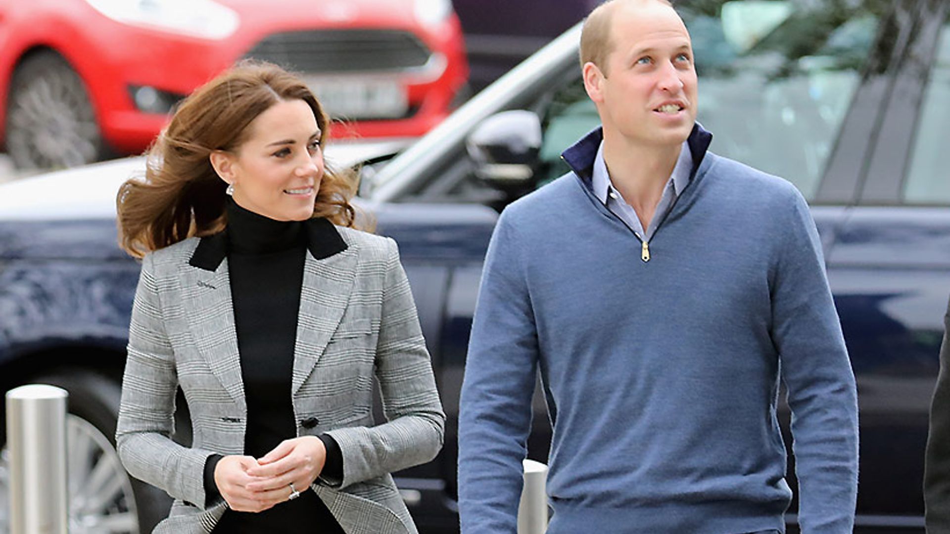 Kate Middleton stuns in grey Smythe blazer and skinny jeans during visit to Essex