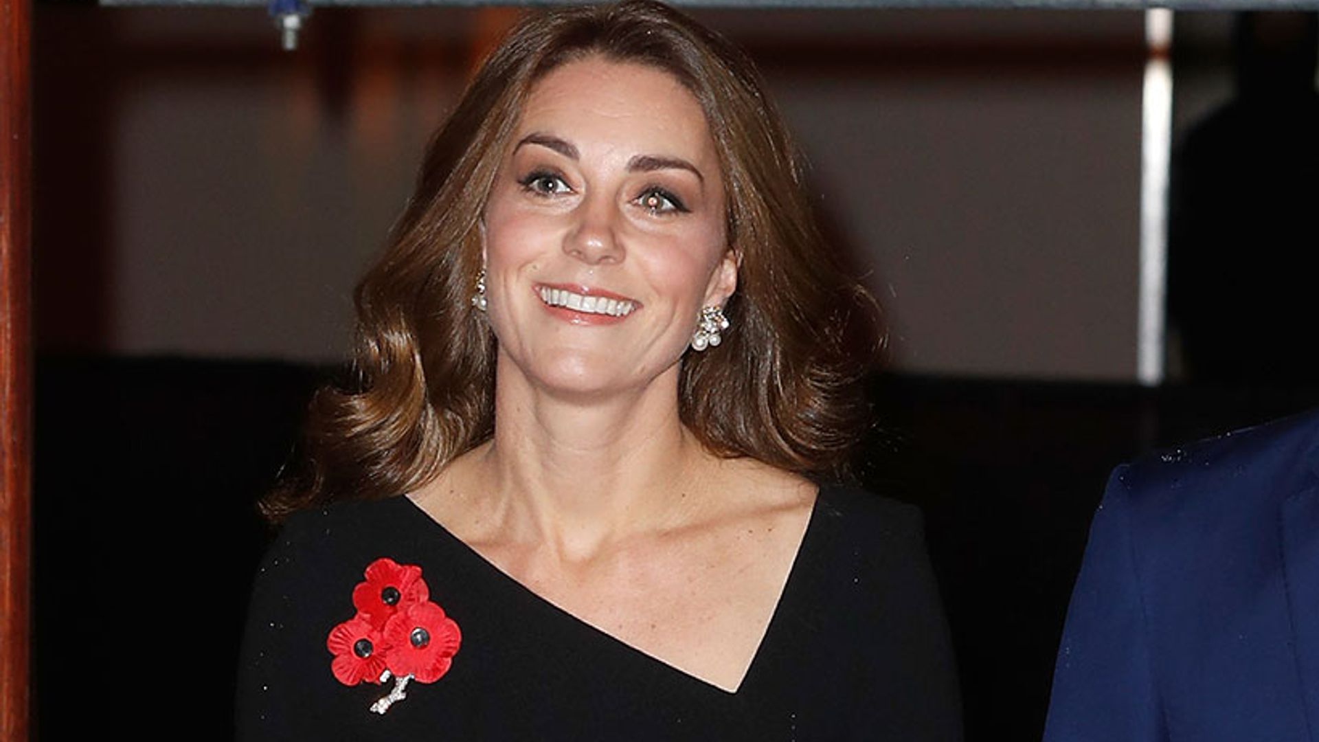Duchess Kate is beautiful in black Roland Mouret at the Royal Festival of Remembrance
