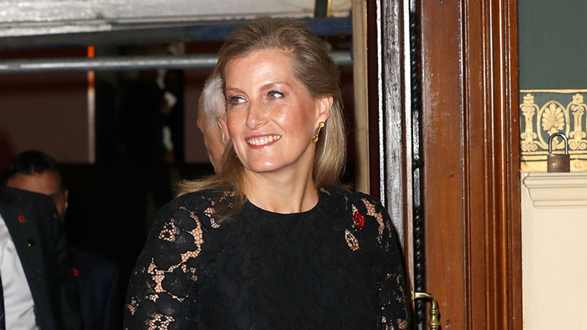 The Countess of Wessex is chic in black dress for the Royal Festival of Remembrance