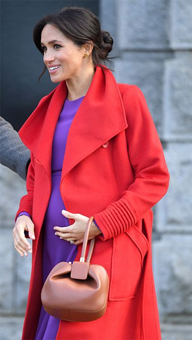 meghan-markle-red-coat-purple-dress