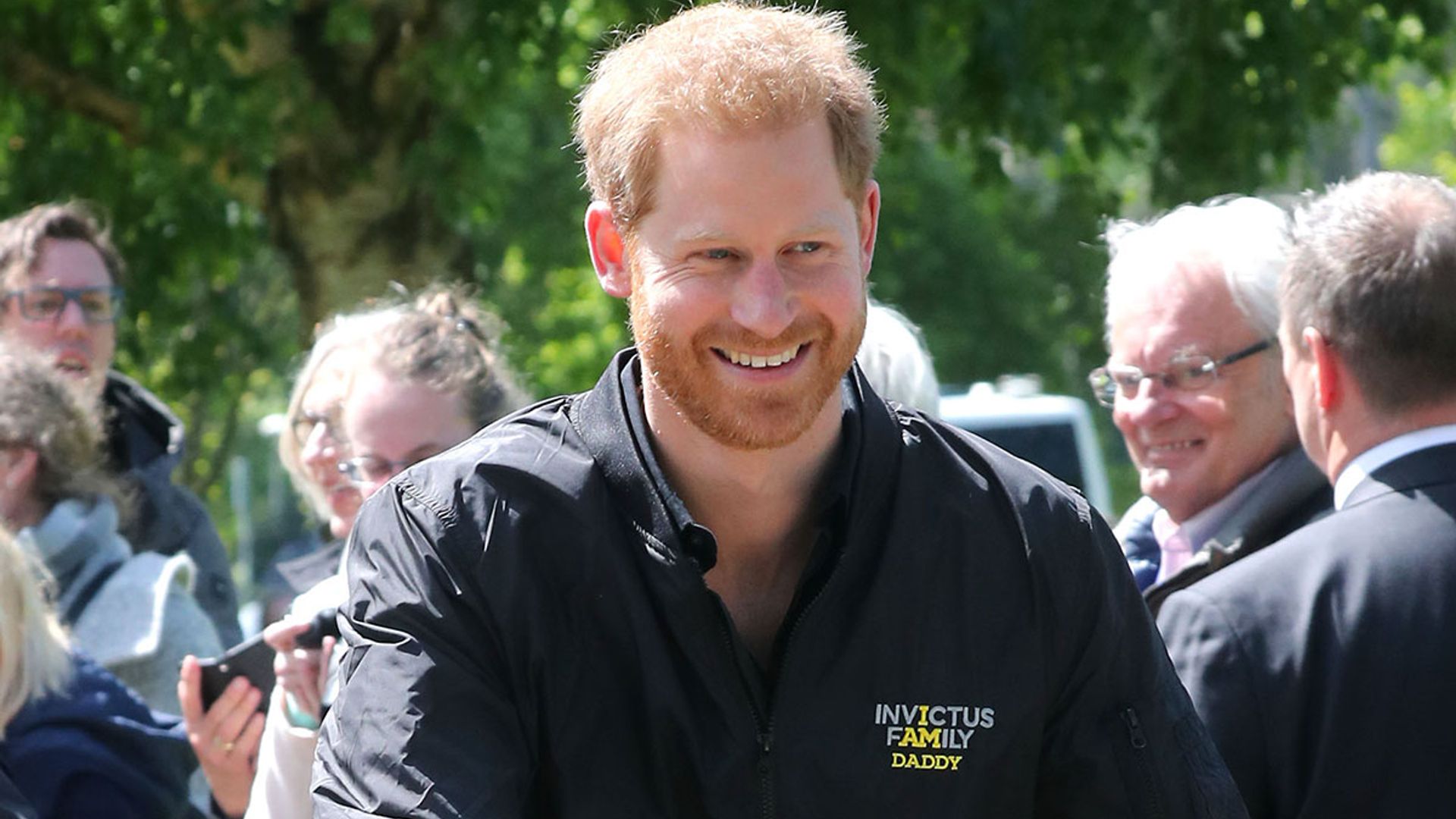 Prince Harry's 'Daddy' jacket is the perfect tribute to baby Archie Harrison