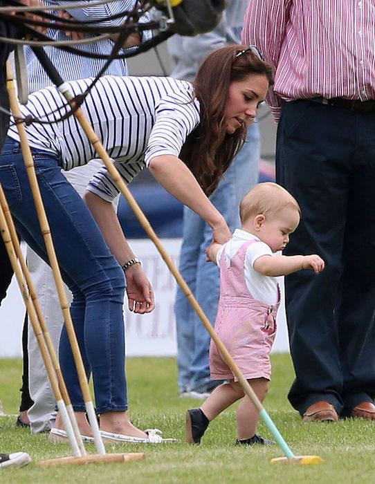 Prince Louis and Prince George took their first public steps in the SAME adorable outfit | HELLO!