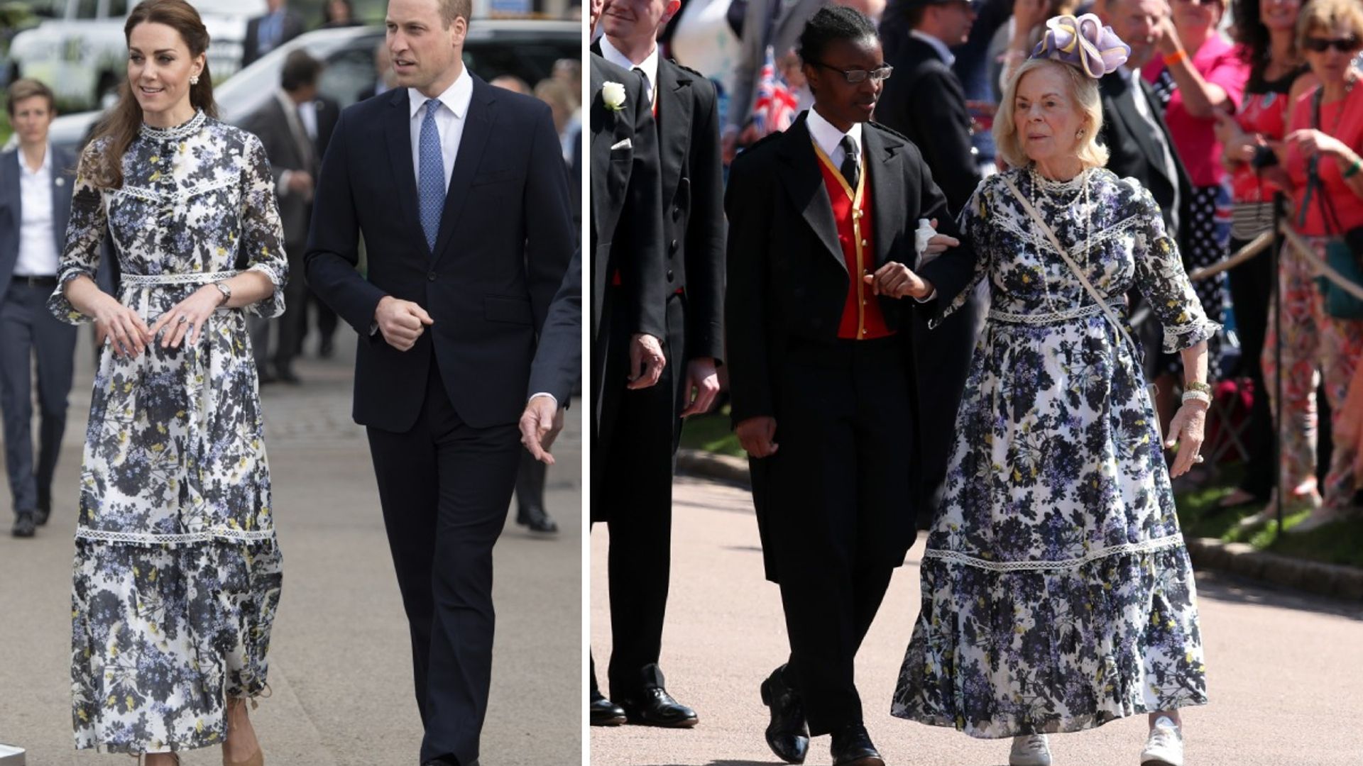 Recognise Kate's latest dress? The Duchess of Kent, 86, wore it first