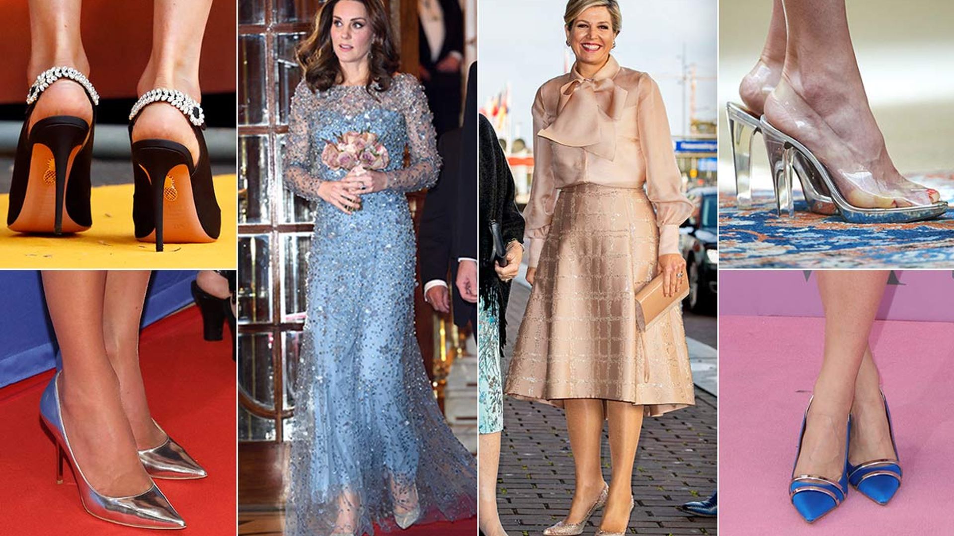Royal ladies wearing their favourite party shoes