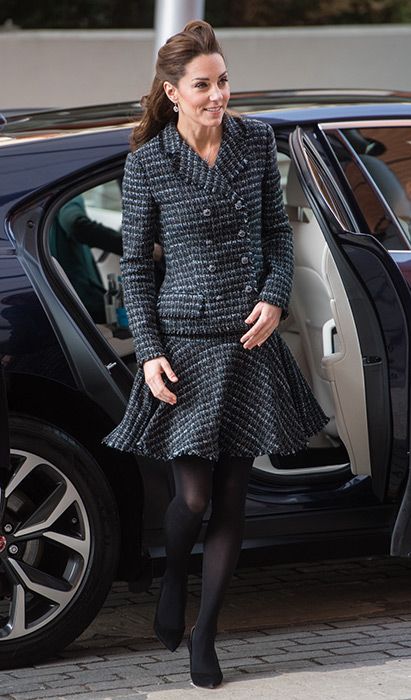 Kate Middleton delights in Dolce & Gabbana tweed co-ord at Children's Hospital | HELLO!