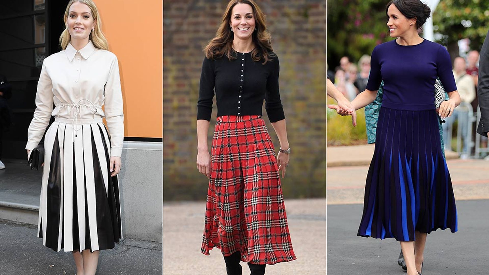 Royals Wearing Pleated Skirts From Kate Middleton To Princess