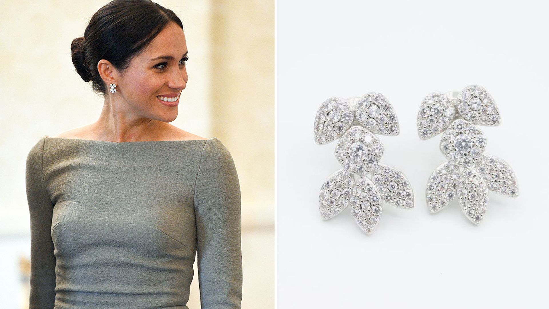Hurry! The Meghan Markle-inspired snowstorm earrings are back in stock on Etsy