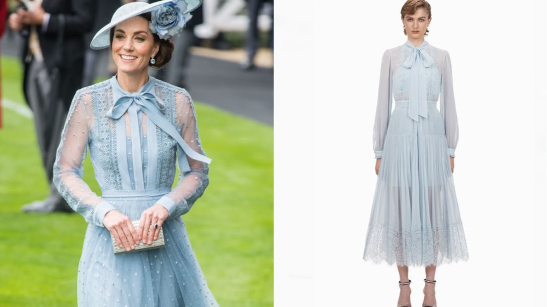 Still dreaming of Kate Middleton's blue Ascot dress? You'll love Self-Portrait's newest design