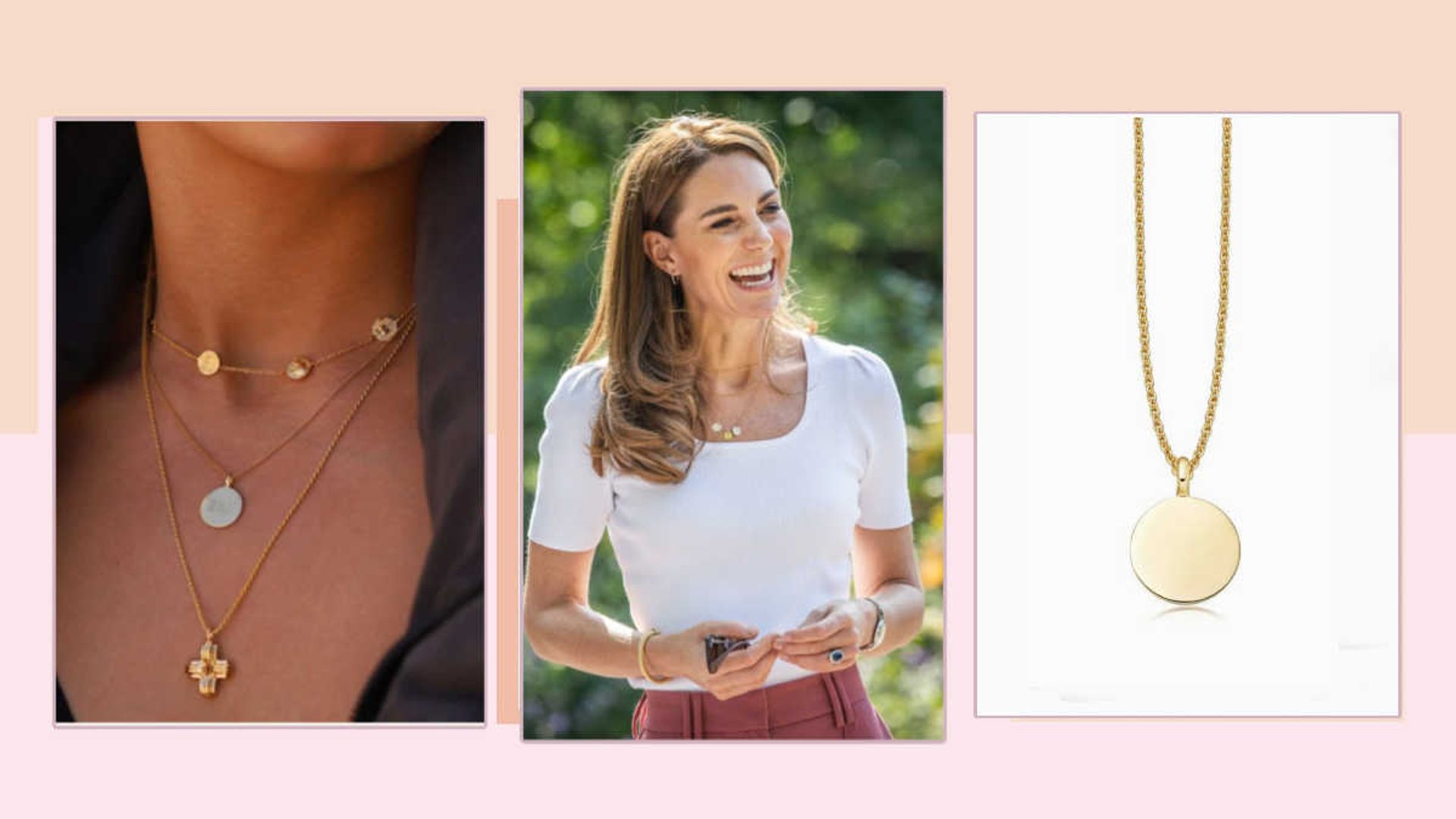 Kate Middleton pays tribute to her kids with gorgeous personalised layered  necklace – and you can own it too | HELLO!