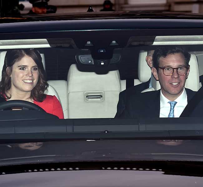 Princess Eugenie STUNS in new picture wearing glam zip-up dress | HELLO!