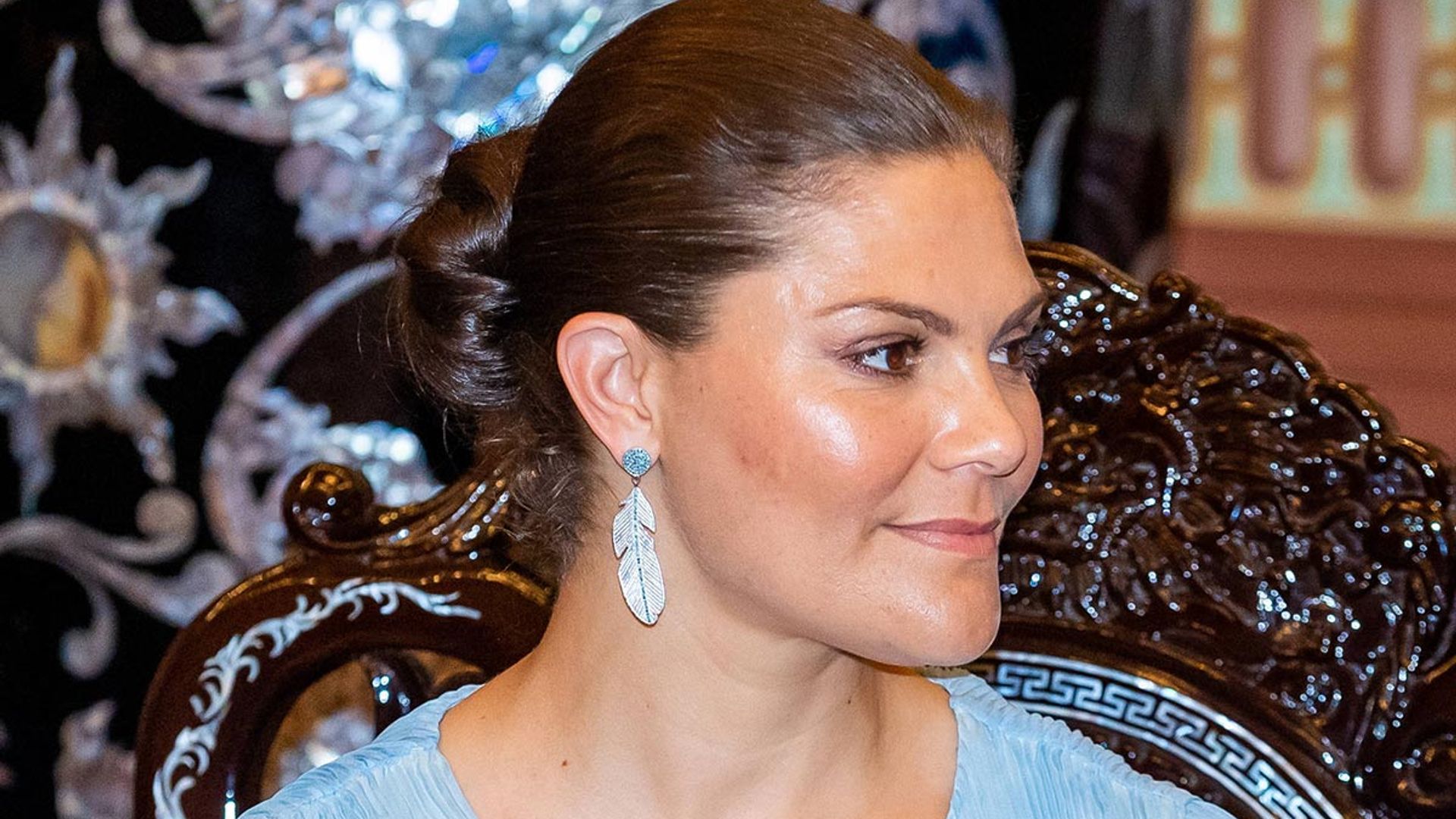 Crown Princess Victoria rocks fairytale H&M gown in new palace photos