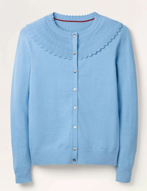 where to buy kate middleton blue scallop collar cardigan zoom video call