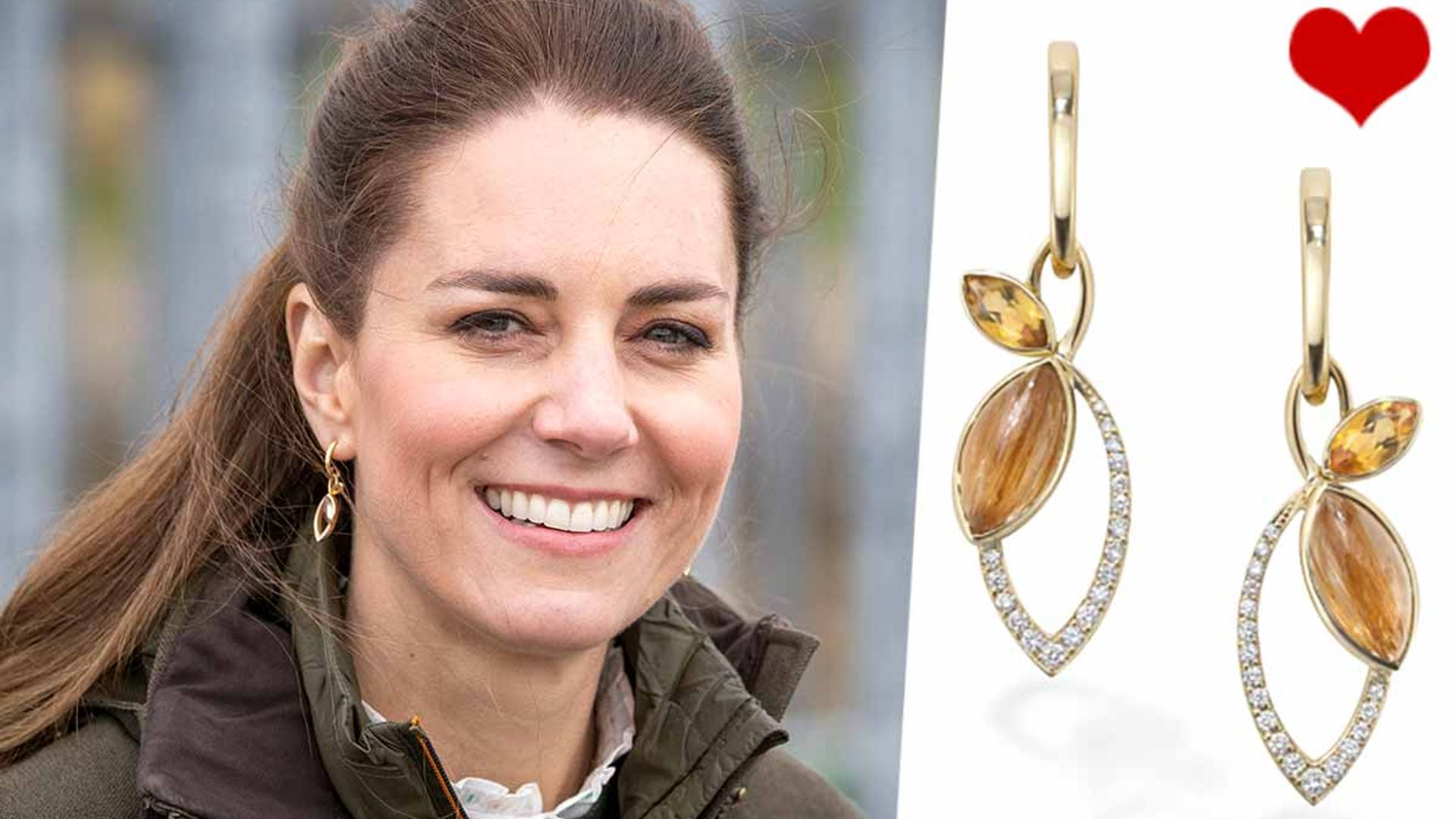 Kate Middleton's floral drop earrings are so popular they have a waitlist