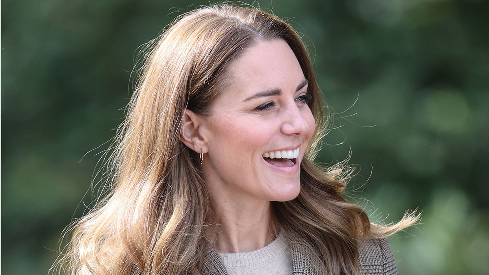 Kate Middleton rocks a heritage print blazer and sun-kissed highlights on royal visit