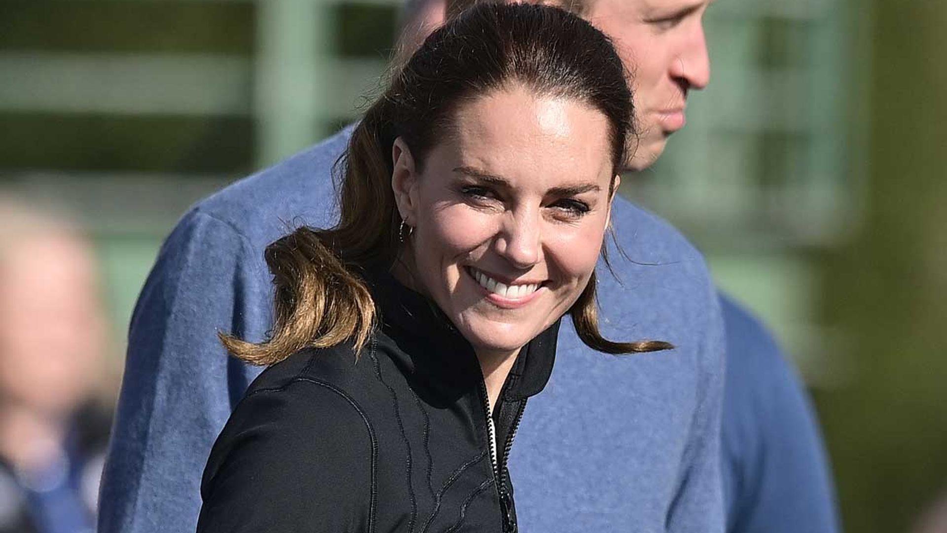 Sporty Kate Middleton changes into sleek activewear to play rugby in Northern Ireland