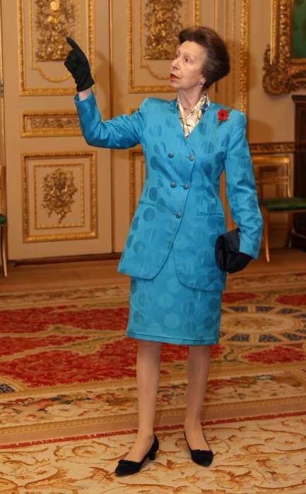 Princess Anne blue suit
