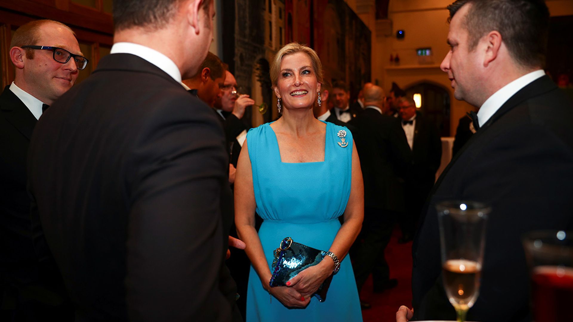 Sophie Wessex dazzles in gorgeous blue maxi gown at royal awards dinner