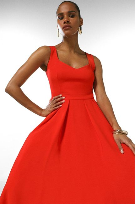 Karen-Millen-red-dress