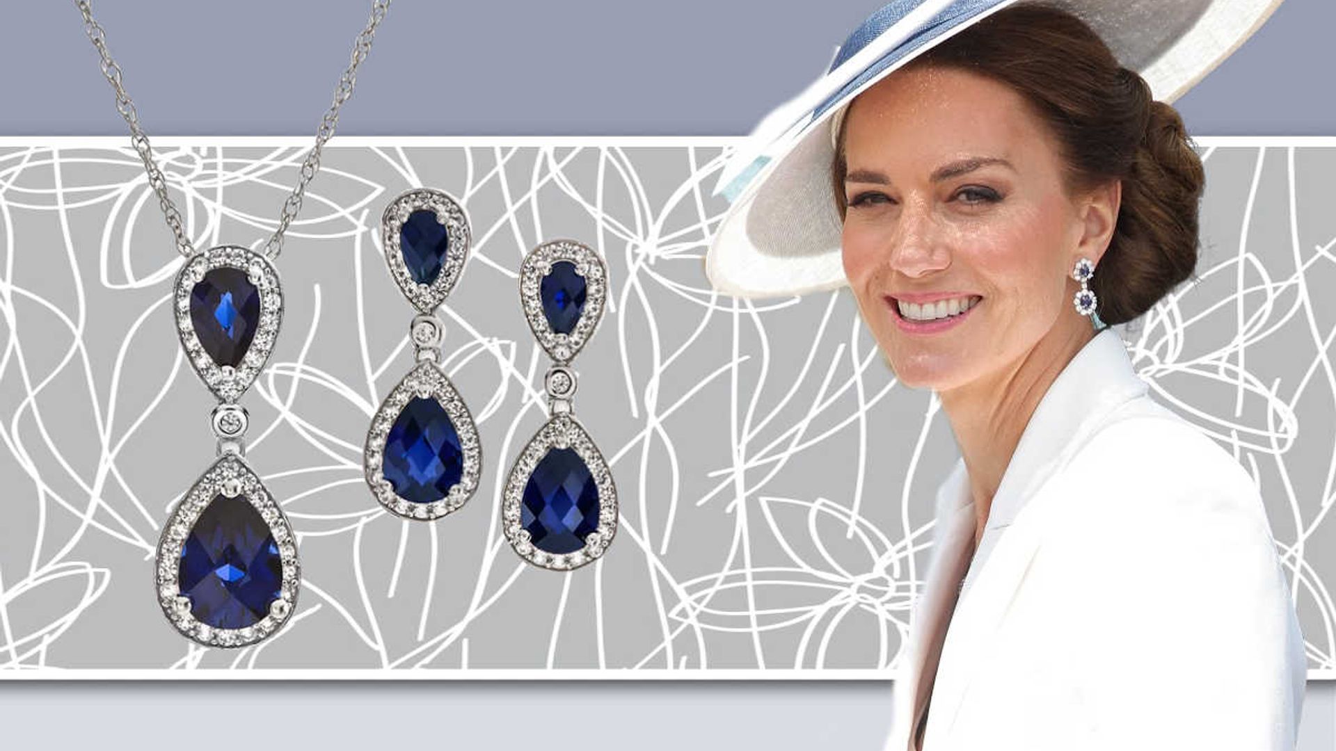 Macy's has a lookalike of Kate Middleton's Trooping the Colour jewelry on sale for 75% off