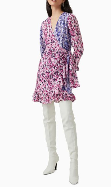 kate middleton style floral dress nordstrom sale pink purple