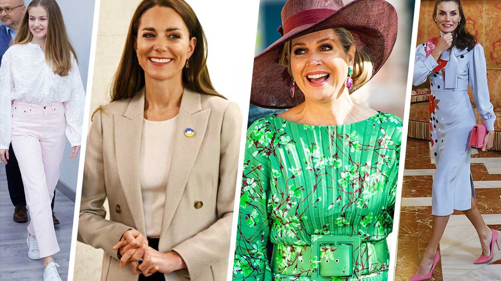 Royal Style Watch: From Kate Middleton's elegant blazer to Queen Letizia's slinky dress