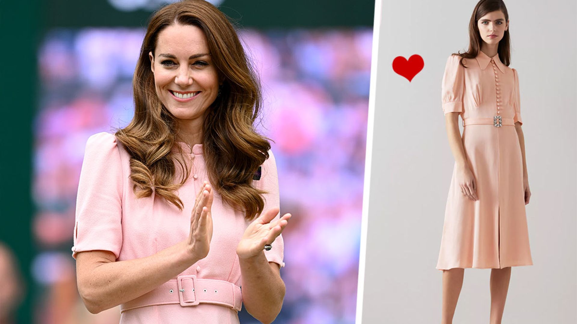 Loved Kate Middleton's pink Wimbledon dress? We've found a gorgeous high street lookalike