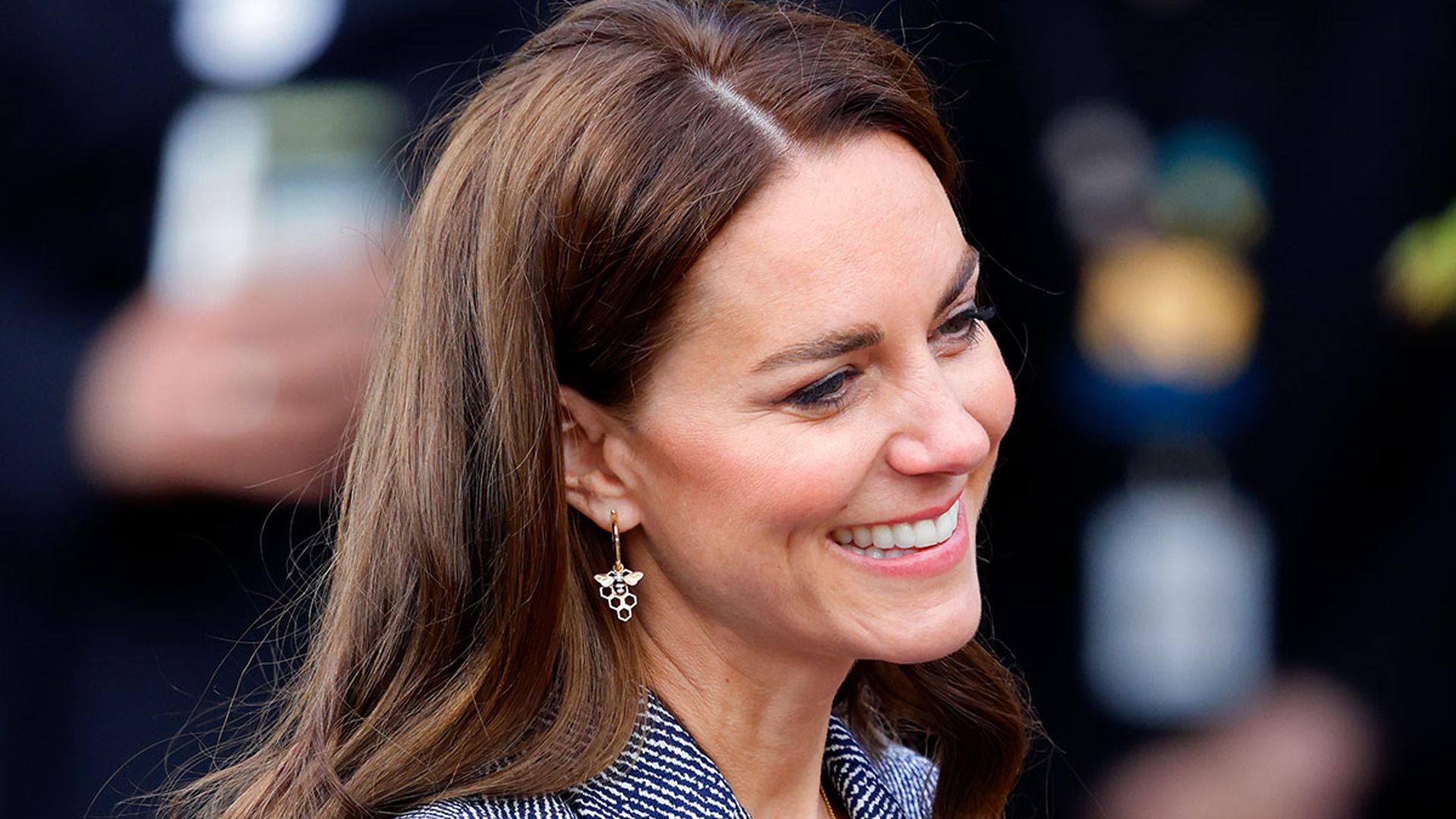Duchess Kate looks radiant in dress with seriously striking print