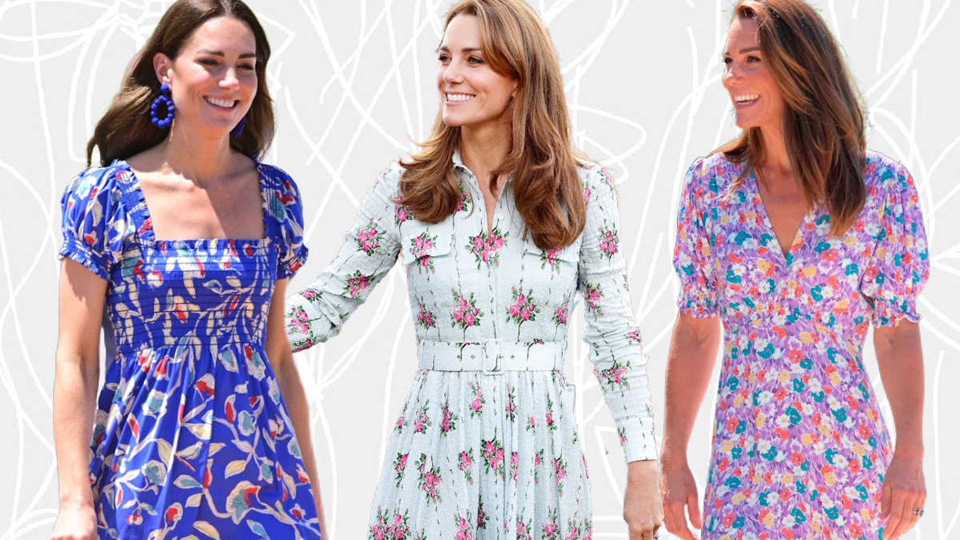16 floral midi dresses Kate Middleton would love - and they're up to 75% off at Nordstrom Rack