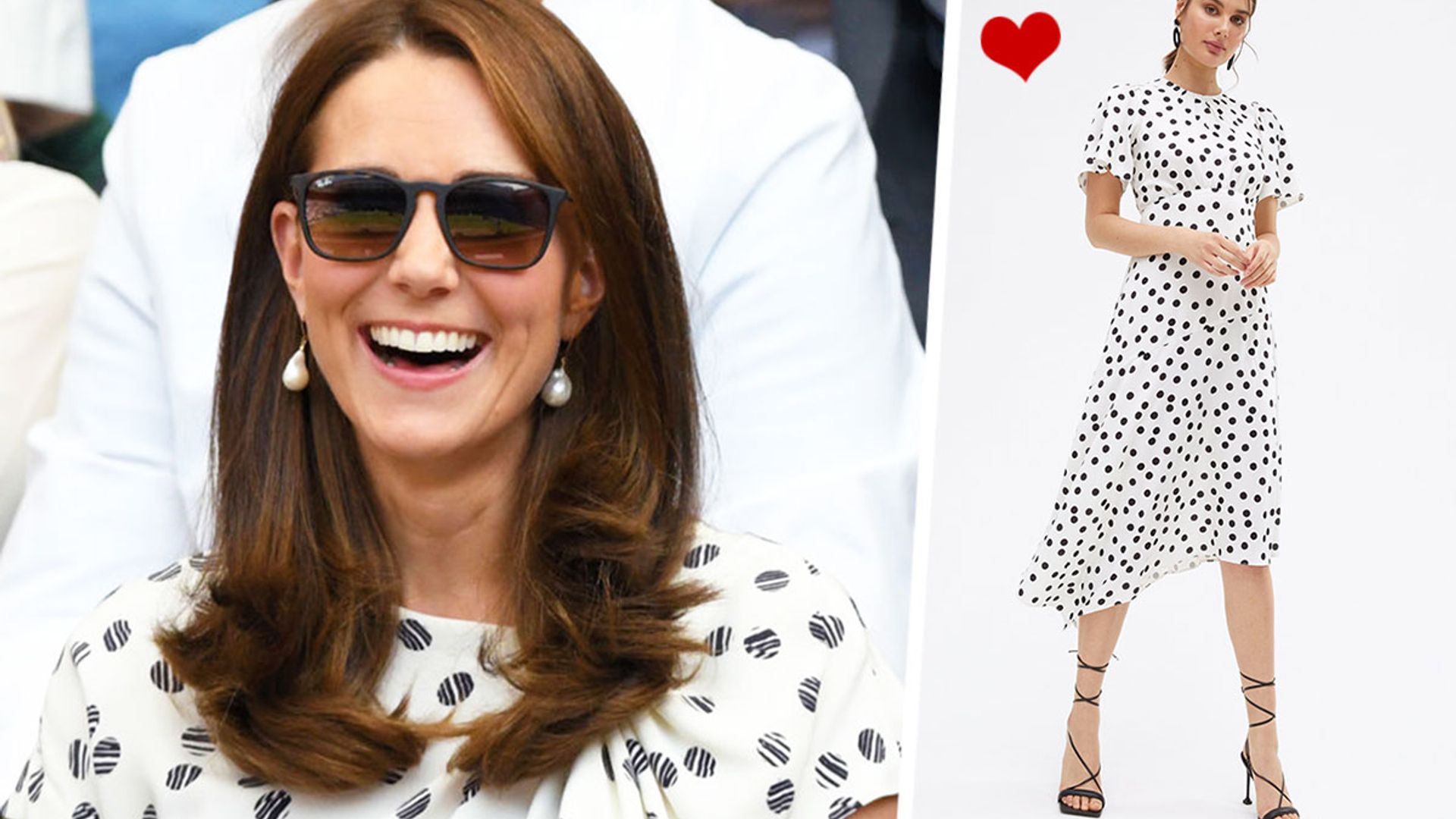 Loved Kate Middleton's polka dot dress from Wimbledon? New Look has the dreamiest lookalike