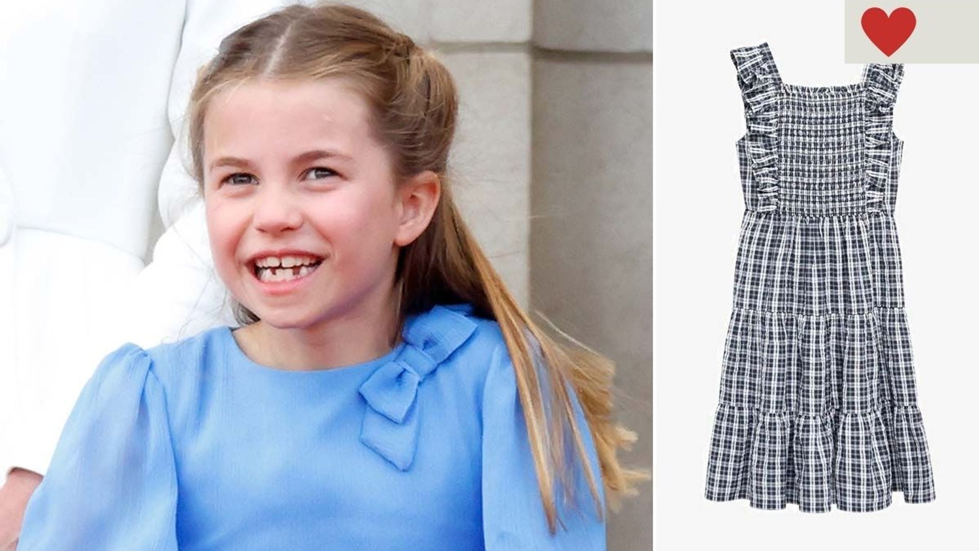 Princess Charlotte is a mini style icon in gingham dress - and ASDA has a £10 lookalike