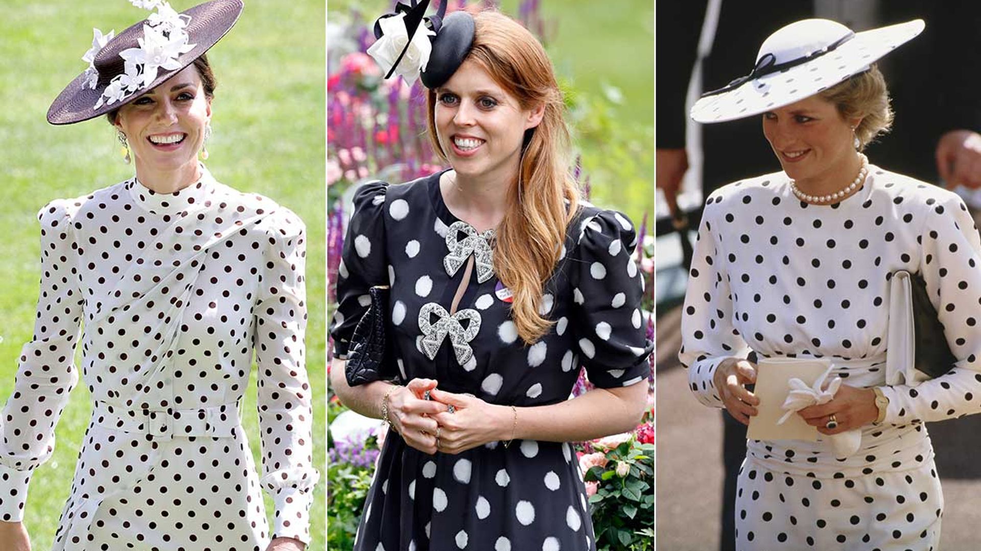 Royal ladies in polka dots: Kate Middleton, Princess Diana and more in this summer’s hottest trend
