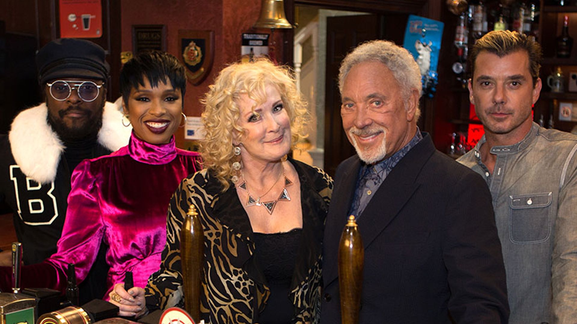 The Voice UK judges enjoy the delights of Coronation Street's Weatherfield: see pictures