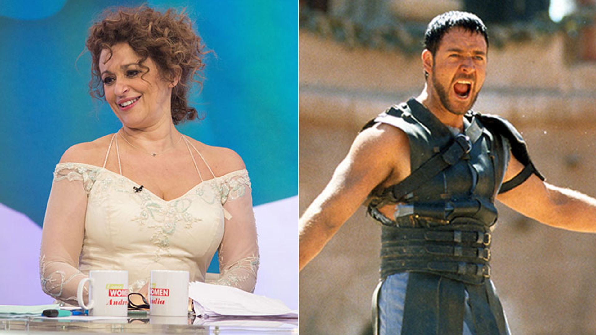 Find out why Nadia Sawalha turned down a role with Russell Crowe in Gladiator