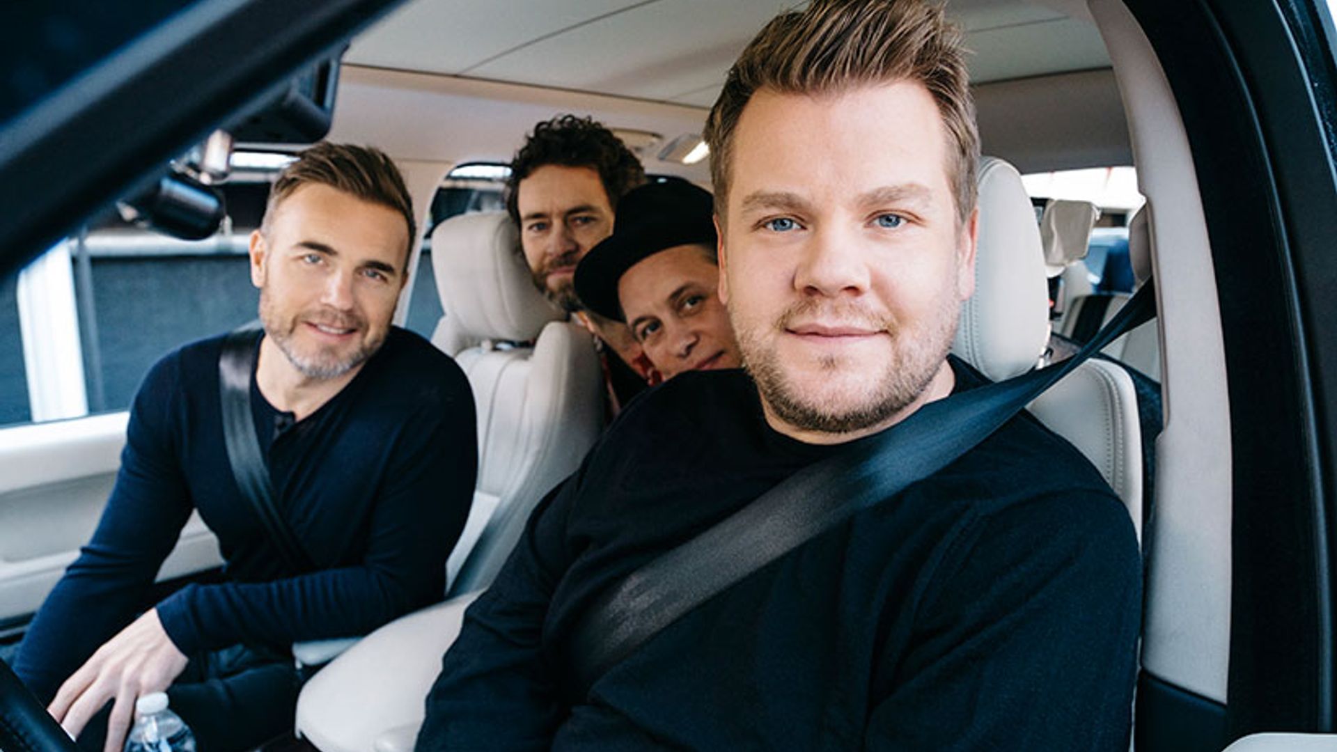 James Corden joined by Take That for special Comic Relief Carpool Karaoke