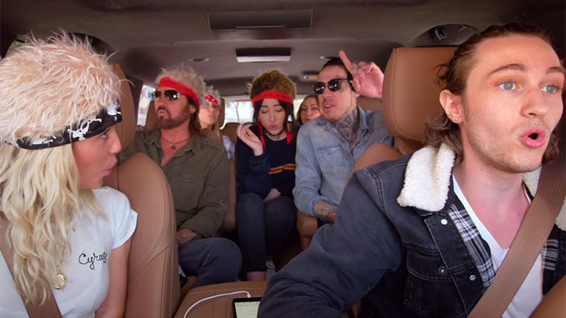 WATCH: Miley Cyrus is joined by whole family in new Carpool Karaoke