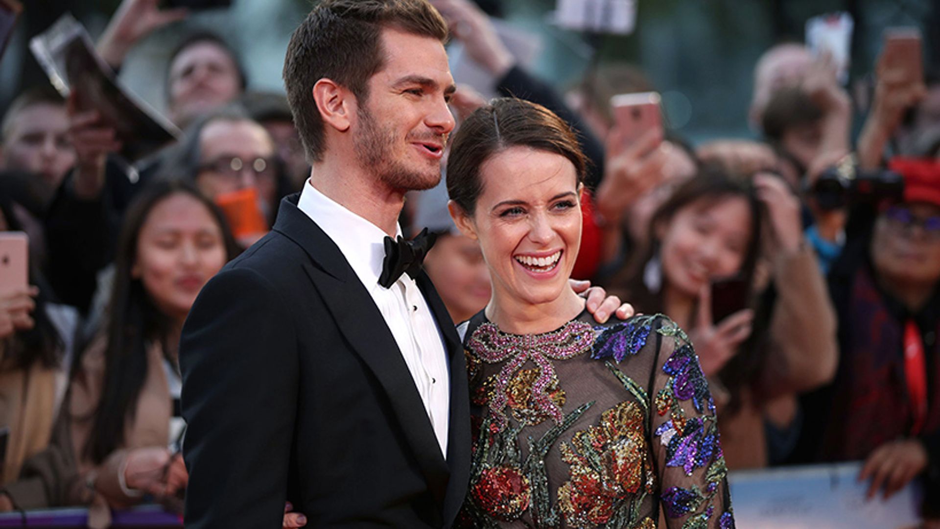 Andrew Garfield praises stunning Breathe co-star Claire Foy
