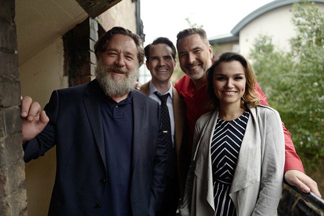 Russell Crowe and Samantha Barks on BGT