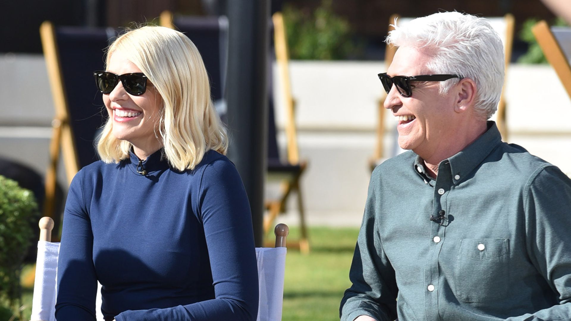 holly willoughby and phillip schofield in sunglasses