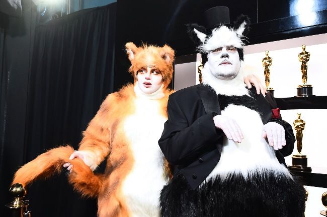 James Corden and Rebel Wilson mock Cats in hilarious Oscars moment - WATCH  | HELLO!