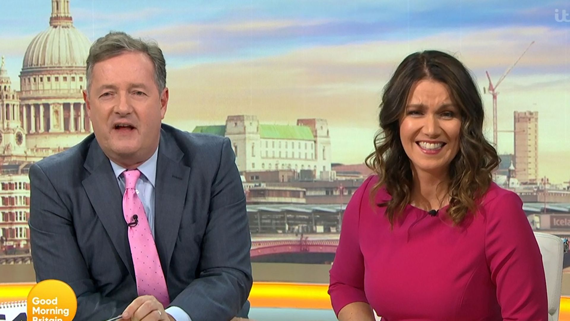 Shock as Good Morning Britain is gatecrashed by unexpected visitor