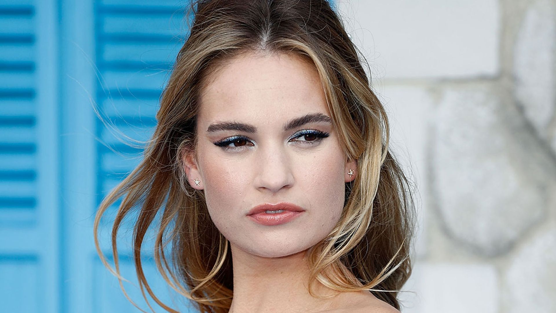 Lily James finally makes first TV appearance following those Dominic West photos