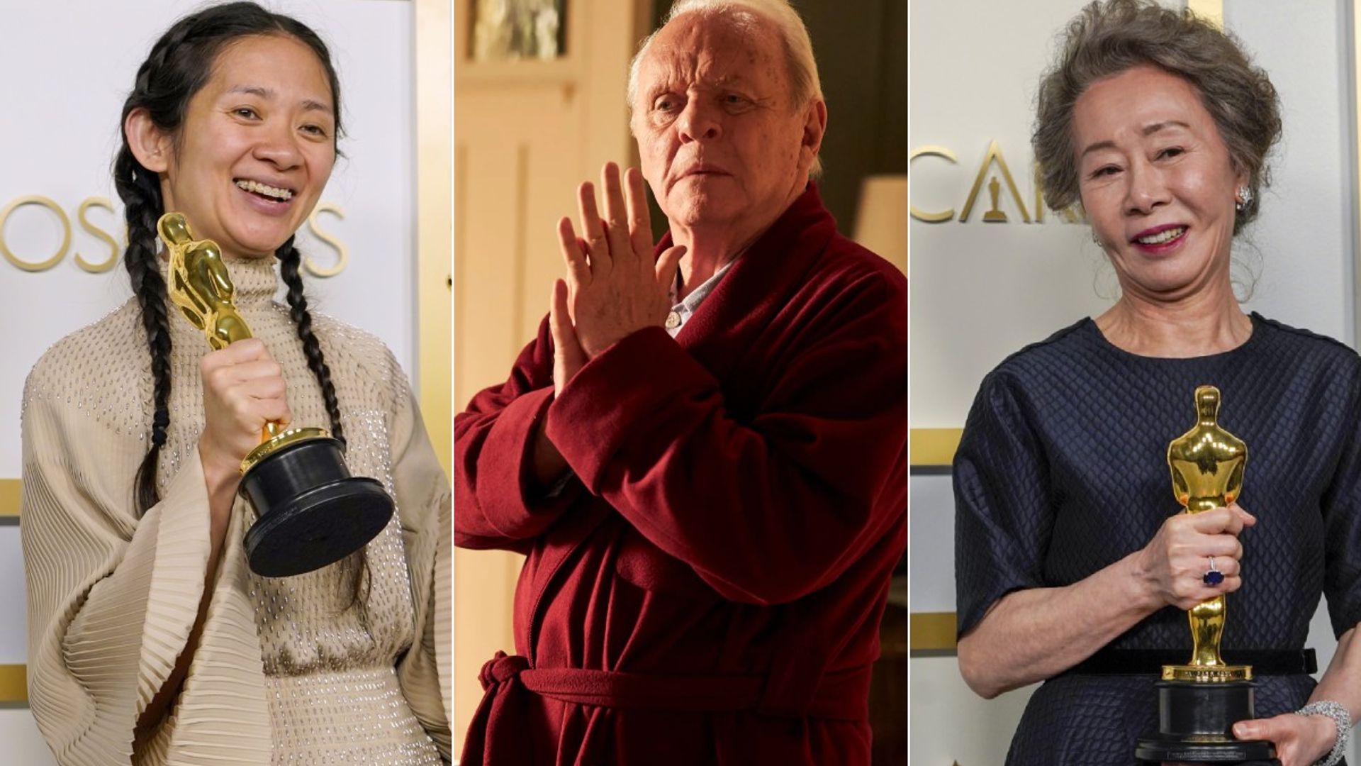 The record-breaking Oscar wins from Chloe Zhao to Anthony Hopkins