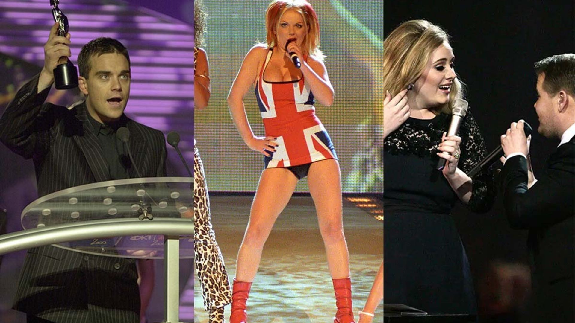 7 standout moments from the BRITs of all time: from Madonna falling off the stage to Geri Halliwell's Union Jack dress