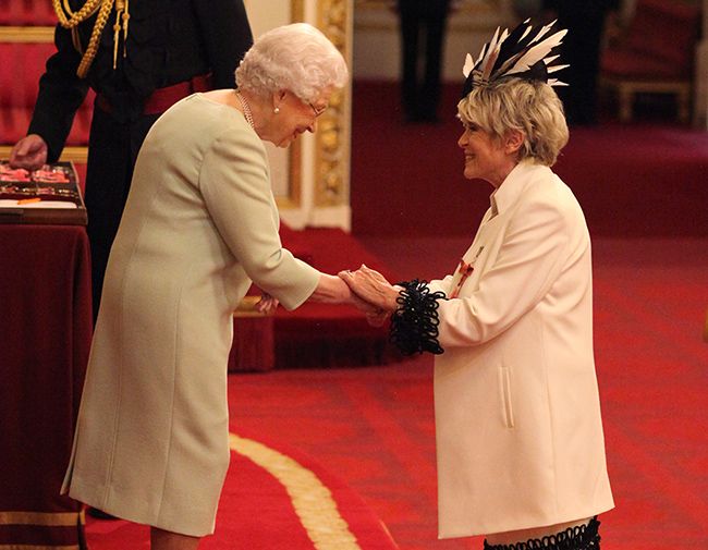 gloria-hunniford-receives-obe-from-the-queen-at-buckingham-palace