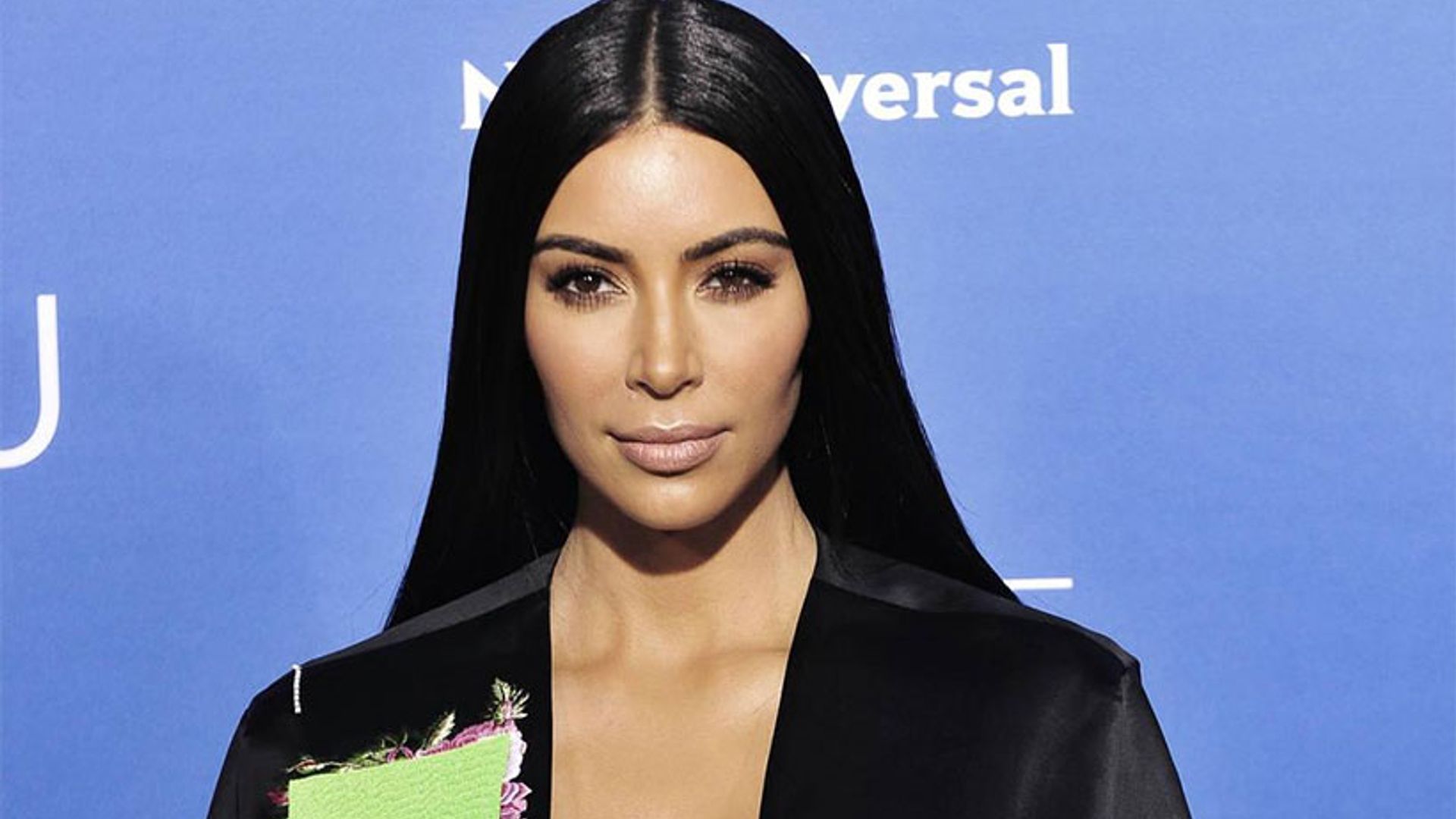 Get the look: Straight, sleek hair like Kim Kardashian